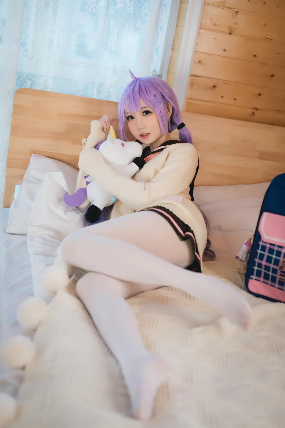 焖焖碳 - 独角兽JK制服 [21P-51MB] tg@simisebaisi 【丝足阁】07.webp